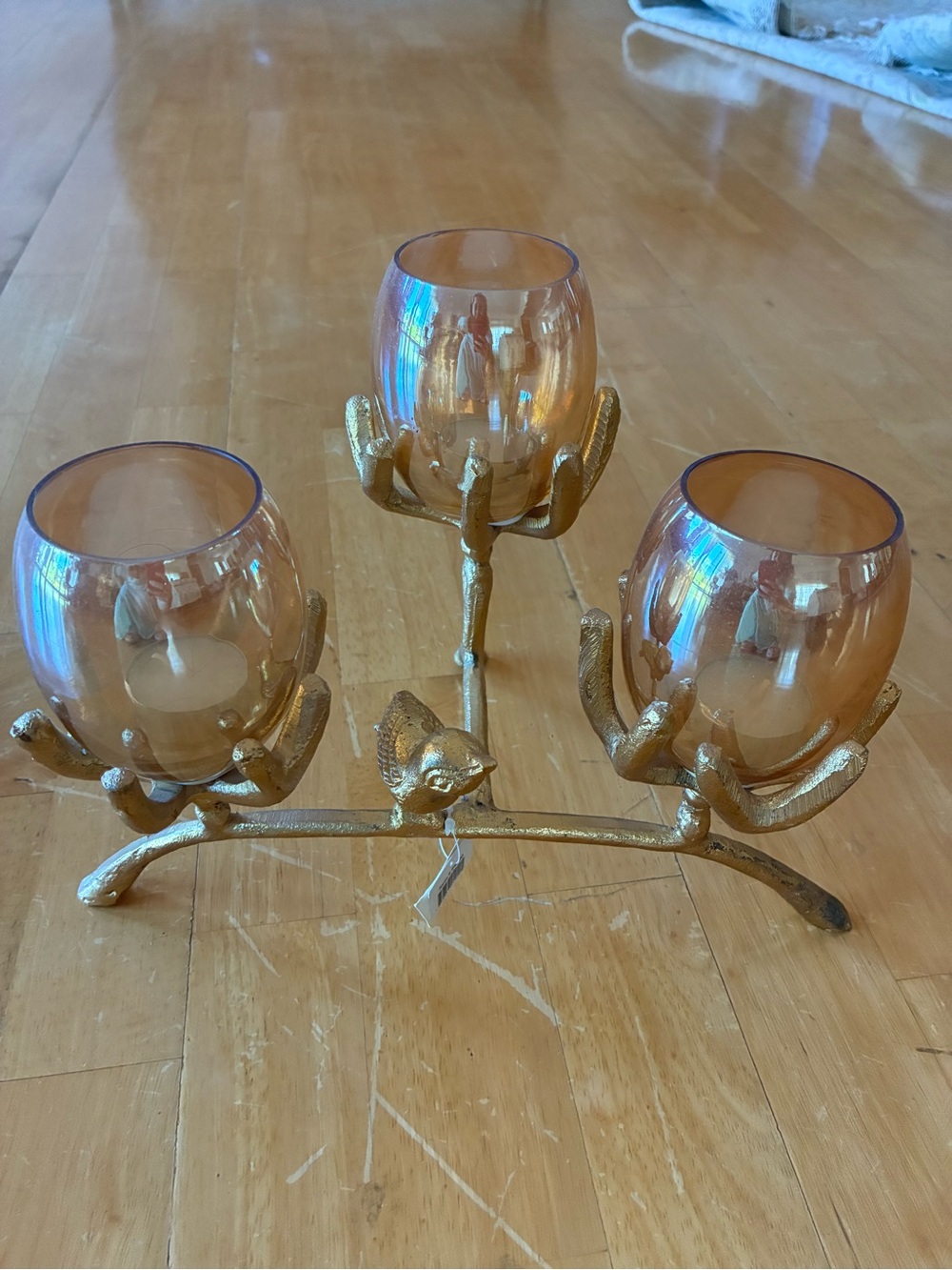candle holder (bird on branch)